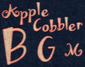 573 Apple Cobbler Fill & Floss Font