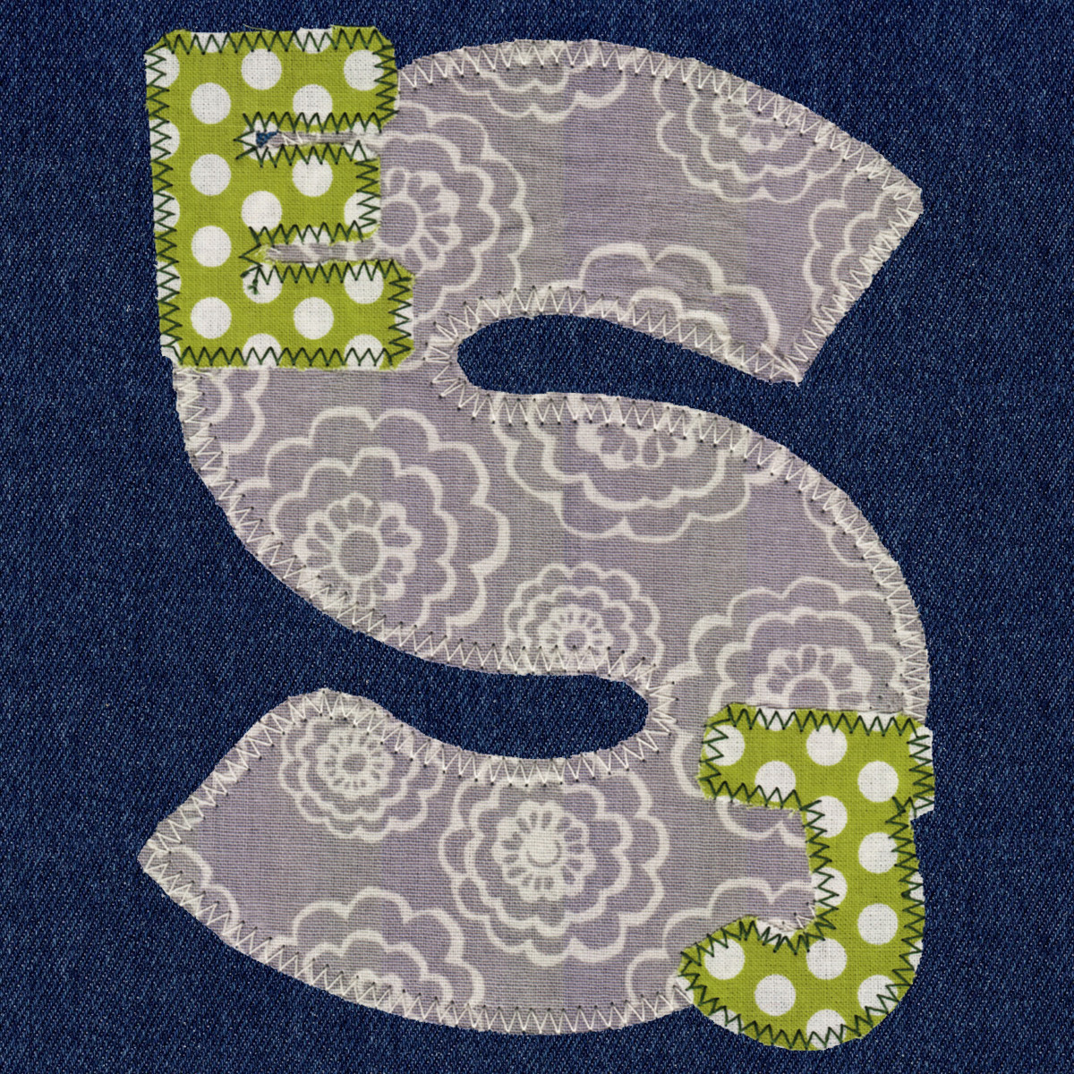 652 Terrific Zig Zag Applique Font Jolson's Designs