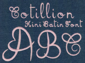 680 Cotillion Mini Satin Font