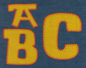 687 Buka Bird Blanket Stitch Applique Font