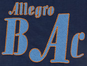 714 Allegro Fill & Floss Font