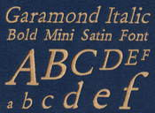 724 Garamond Italic Bold Mini Satin
