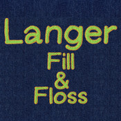 758 Langer Fill & Floss Font