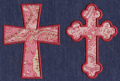 FREE Applique Crosses