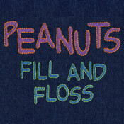 774 Peanuts Caps Fill & Floss Font