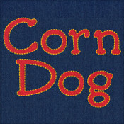 775 Corn Dog Fill & Floss Font