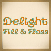 800 Delight Fill & Floss Font
