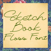 802 Sketch Book Floss Font
