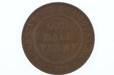 1928 Half Penny George V in Very Fine Condition