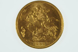 1909 Sydney Mint Gold Sovereign in Extremely Fine Condition