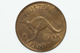 1948 Penny George VI in Extremely Fine Condition
