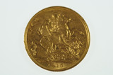 1910 Melbourne Mint Gold Full Sovereign in Very Fine Condition