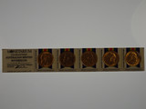 Monetarium Strip of Five 1906, 1908, 1910, 1911, 1915 Gold Full Sovereigns 