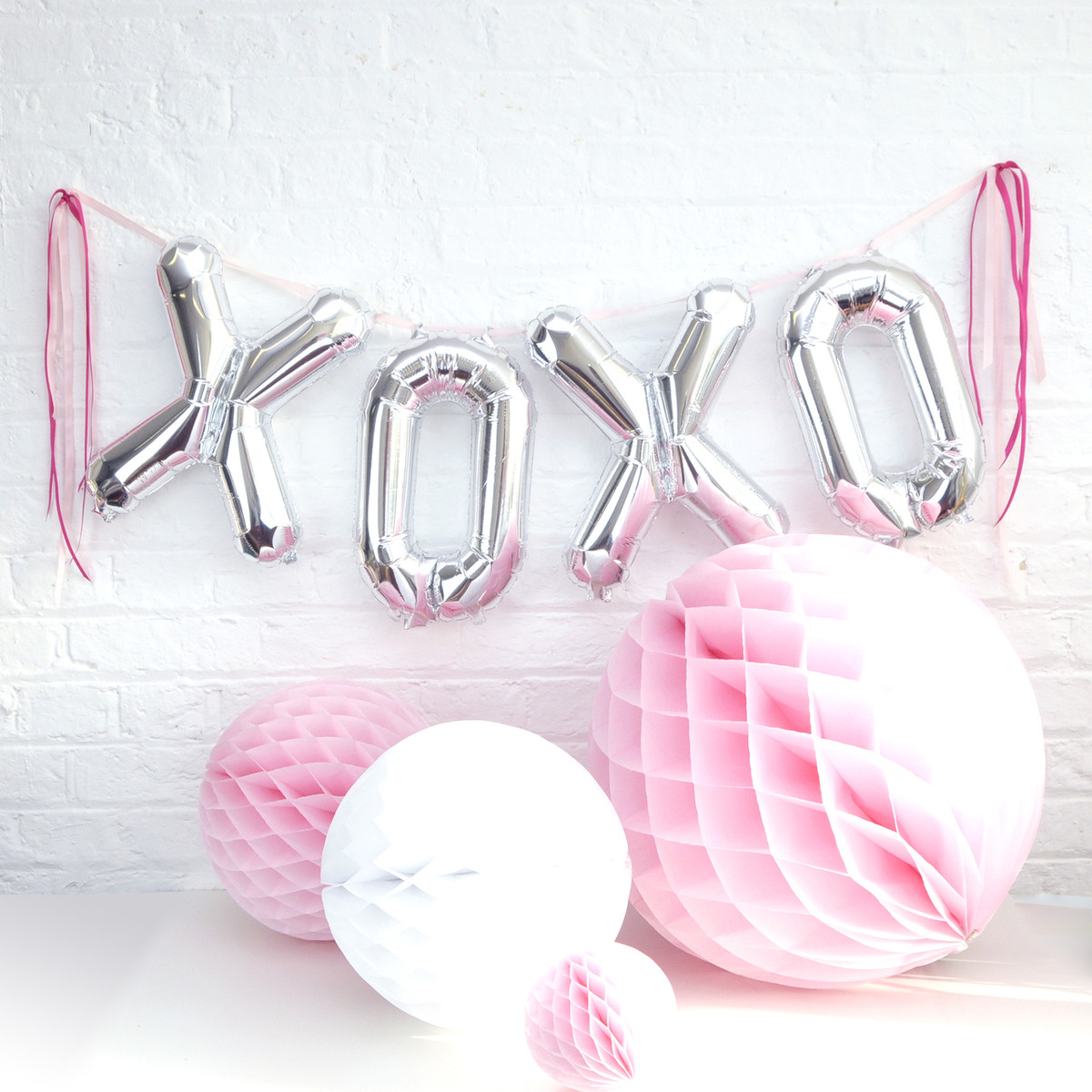 Xoxo Letter Metallic Balloons For Weddings And Parties