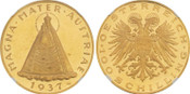 1937 Austria: Republic gold Prooflike 100 Schilling NGC PL64