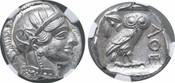 Ca. 440-404 BC ATTICA. Athens AR Tetradrachm NGC MS 5/5 - 5/5