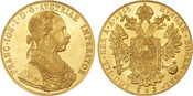 1915 Austria Franz Joseph I Gold Restrike 4 Ducat NGC MS66