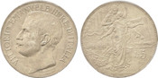 1911-R Italy: Vittorio Emanuele III silver 5 Lire PCGS MS63