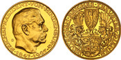 1927-D Germany: Weimar Republic gold Medallic 5 Mark PCGS SP62