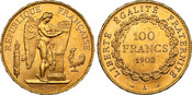 1903-A France: Republic 100 Francs NGC MS62