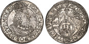 1655 HI-L Poland: Thorn. Johann II Casimir silver 18 Groschen NGC MS62