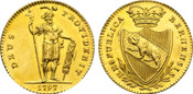 1797 Switzerland: Bern. Canton gold Duplone PCGS MS63 PL