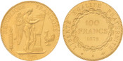 1878-A France: Republic 100 Francs PCGS MS62