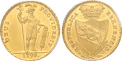 1796 Switzerland: Bern. Canton gold 2 Duplone PCGS MS63