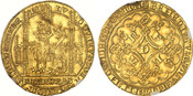 ND (1346-1384) Belgium: Flanders. Louis II de Mâle gold Lion d'or NGC MS61