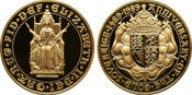 1989 Great Britain: Elizabeth II gold 5 Pounds NGC PF 68 Deep Cameo