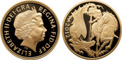 2012 Great Britain: Elizabeth II gold 5 Pounds NGC PF 69 Deep Cameo