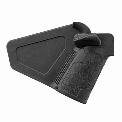 VISM AR FEATURELESS "FIN" GRIP WITH AMBI THUMB REST (BLACK)