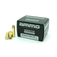 AMMO INC .38 SPECIAL 125GR JHP (20 ROUNDS)