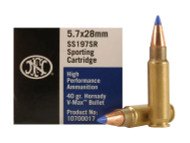 FNH USA 5.7X28MM 30GR V-MAX AMMO (50 ROUNDS)
