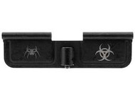SPIKE'S TACTICAL AR-15 EJECTION PORT DOOR WITH SPIDER LOGO & BIOHAZARD ENGRAVING