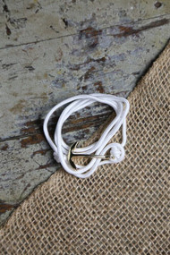 White Rope Anchor Bracelet
