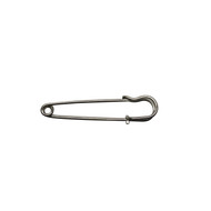 Silver Safety Pin Lapel Pin