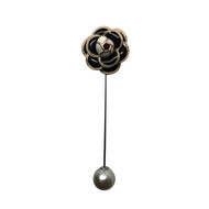 Black Pearl Lapel Pin