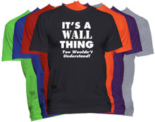 WALL Name T-Shirt Personalized Custom Last Name Tee