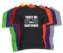 Trust Me I'm A Bartender T-Shirt Custom Occupation Shirt