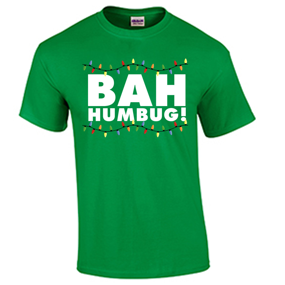 Tacky Christmas T Shirt Bah Humbug - Fat Duck Tees