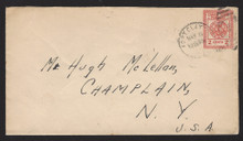 czu09c7. Canal Zone U9/10 entire Used Fort Clayton 5-8-1925 Very Fine. Desirable use of this elusive postal stationery entire!