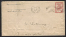 czu09p5. Canal Zone U9/12d entire Balboa Heights Request Corner Card Used Balboa Heights 11-2-1927 Fine Creases. Scarce Used example of Difficult postal stationery entire!
