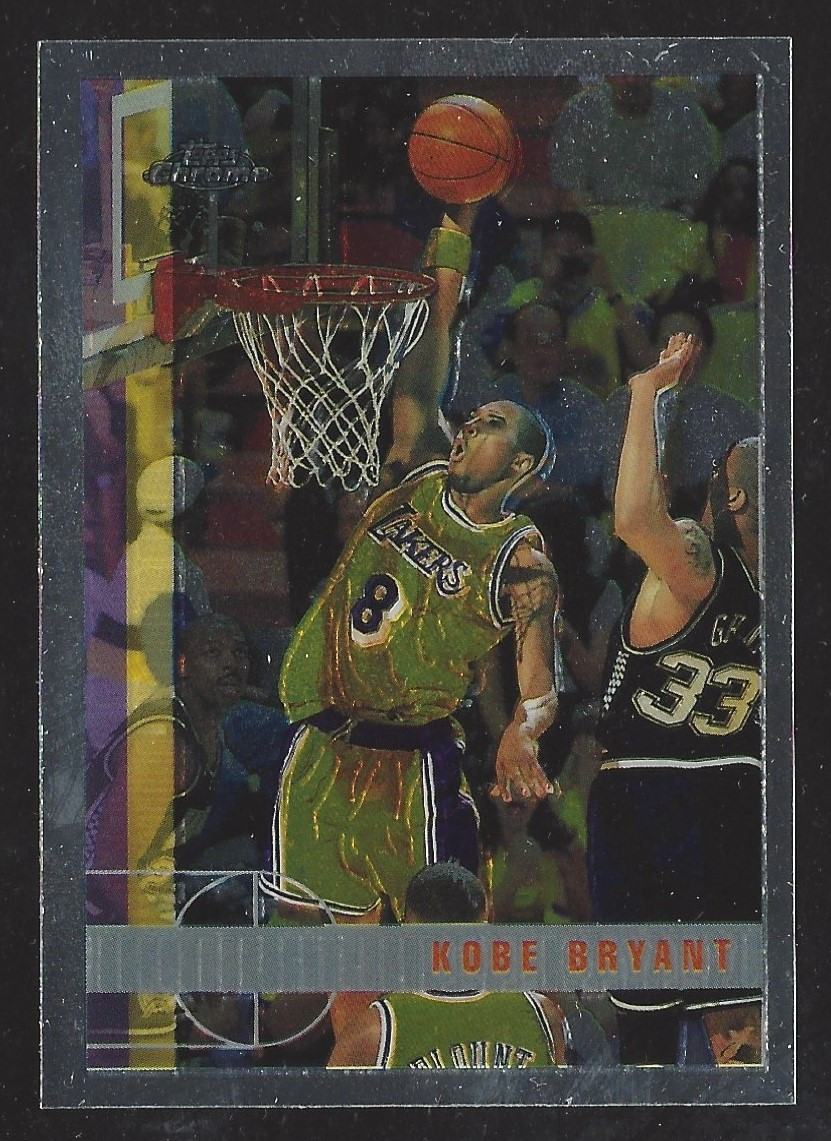 BASKETBALL 1997 98 TOPPS CHROME 171 KOBE BRYANT 2ND YEAR CARD LOS ANGELES LAKERS GUARD FORWARD MINT SUPER HOT CARD