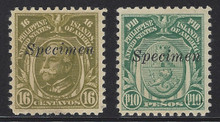 pi303g3. Philippines 303SR-304SR Unused LH Fresh & VF-XF. Type R "Specimen" overprints. Choice Examples of these Scarce and Desirable Specimens!