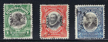 cz055d3. Canal Zone stamps 55-57 Used Very Fine. Attractive Used Set!
