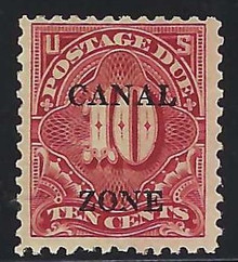 czj20c3. Canal Zone Postage Due stamp J20 Unused LH Very Fine. Nice Example of this Difficult Stamp!