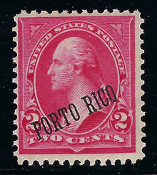 pr211c7. Puerto Rico 211a Unused NH Post Office Fresh & F-VF. Excellent Example!