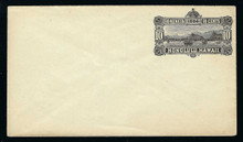 Hawaii Envelope #U9, Blue Inside, Unused Very Fine Entire. Scarce Postal Stationery!