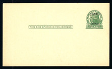 czux07c3. Canal Zone postal card UX7/S14 Unused Fresh & Very Fine. Elusive Item!